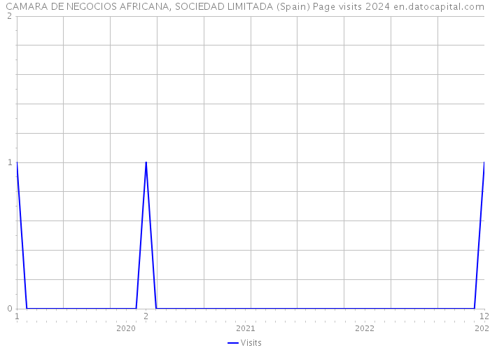 CAMARA DE NEGOCIOS AFRICANA, SOCIEDAD LIMITADA (Spain) Page visits 2024 