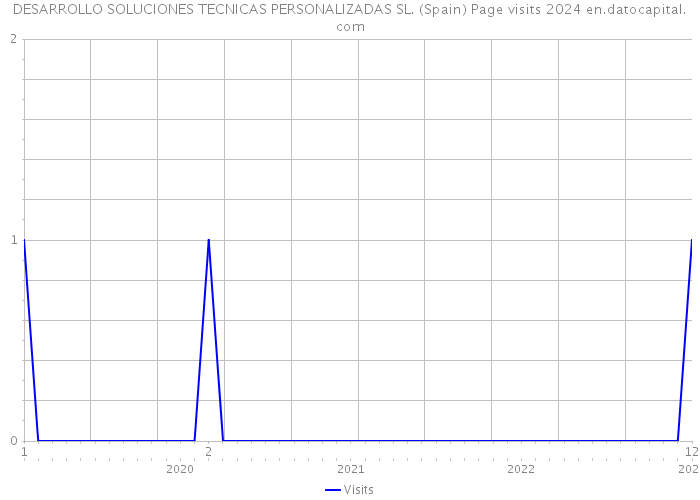DESARROLLO SOLUCIONES TECNICAS PERSONALIZADAS SL. (Spain) Page visits 2024 