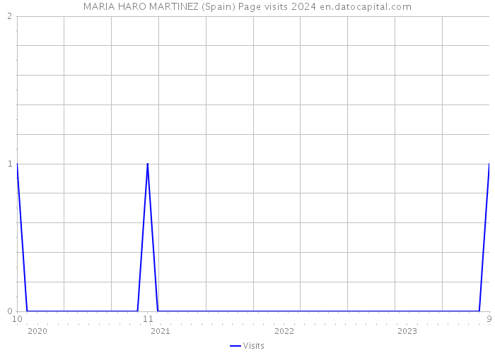 MARIA HARO MARTINEZ (Spain) Page visits 2024 