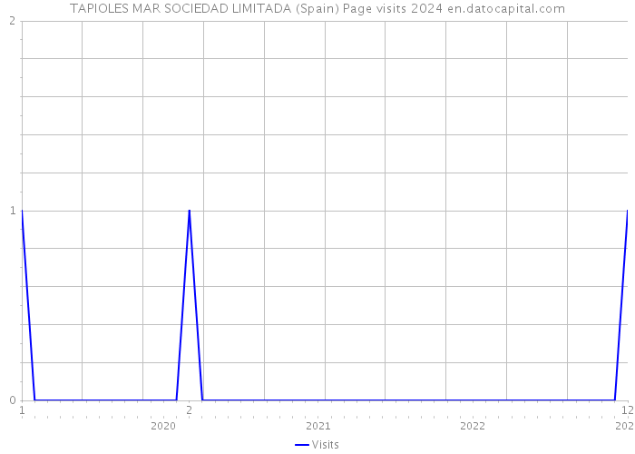 TAPIOLES MAR SOCIEDAD LIMITADA (Spain) Page visits 2024 