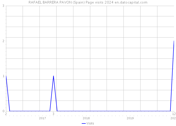 RAFAEL BARRERA PAVON (Spain) Page visits 2024 