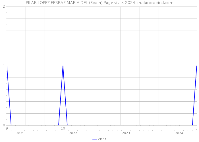 PILAR LOPEZ FERRAZ MARIA DEL (Spain) Page visits 2024 