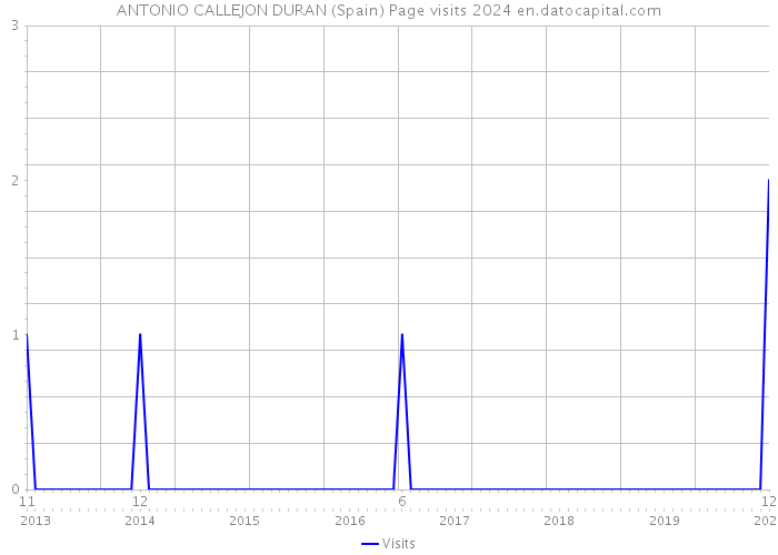 ANTONIO CALLEJON DURAN (Spain) Page visits 2024 