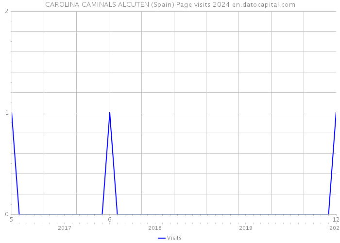 CAROLINA CAMINALS ALCUTEN (Spain) Page visits 2024 