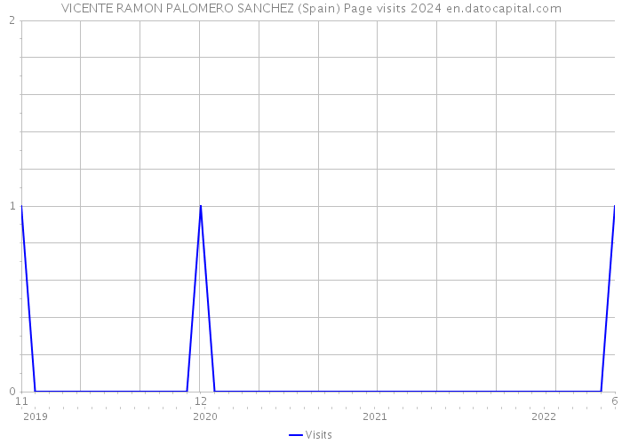 VICENTE RAMON PALOMERO SANCHEZ (Spain) Page visits 2024 