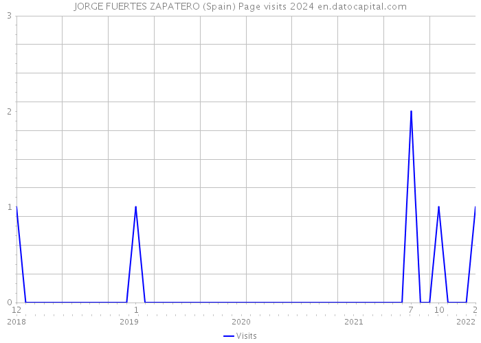 JORGE FUERTES ZAPATERO (Spain) Page visits 2024 