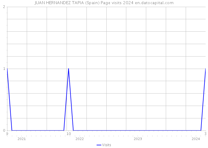 JUAN HERNANDEZ TAPIA (Spain) Page visits 2024 