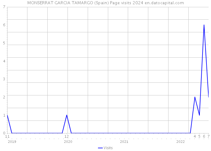 MONSERRAT GARCIA TAMARGO (Spain) Page visits 2024 
