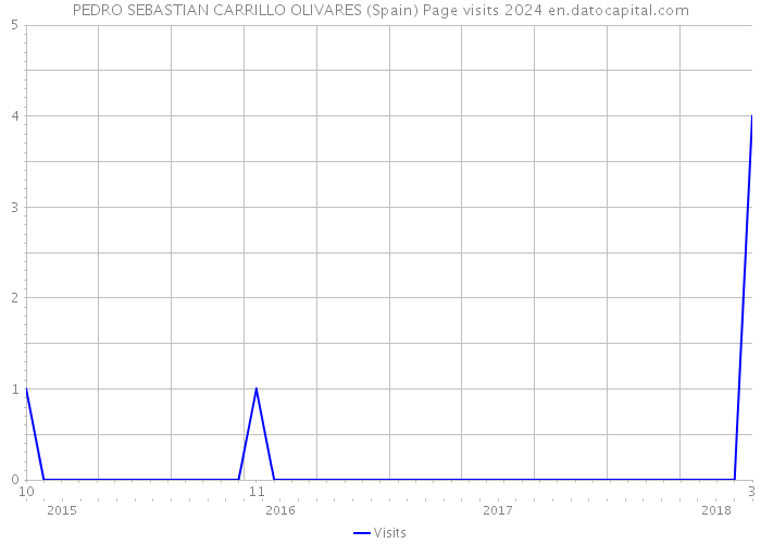 PEDRO SEBASTIAN CARRILLO OLIVARES (Spain) Page visits 2024 