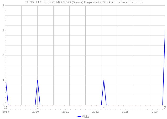 CONSUELO RIESGO MORENO (Spain) Page visits 2024 