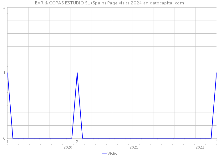 BAR & COPAS ESTUDIO SL (Spain) Page visits 2024 