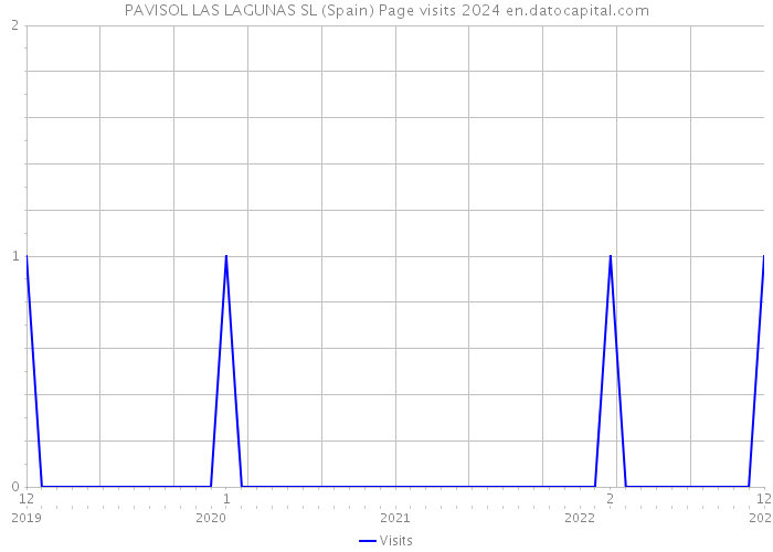 PAVISOL LAS LAGUNAS SL (Spain) Page visits 2024 