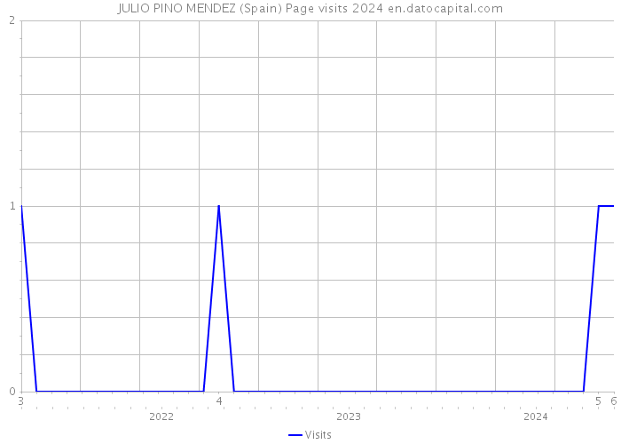 JULIO PINO MENDEZ (Spain) Page visits 2024 