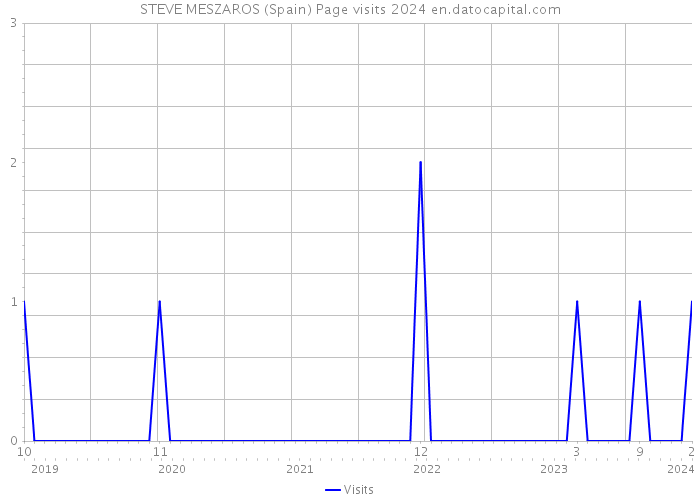 STEVE MESZAROS (Spain) Page visits 2024 