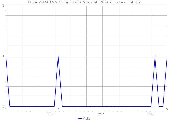OLGA MORALES SEGURA (Spain) Page visits 2024 