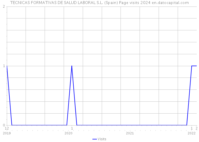 TECNICAS FORMATIVAS DE SALUD LABORAL S.L. (Spain) Page visits 2024 