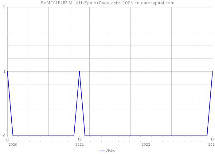 RAMON RUIZ MILAN (Spain) Page visits 2024 