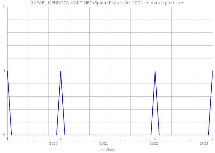 RAFAEL MENDOZA MARTINEZ (Spain) Page visits 2024 