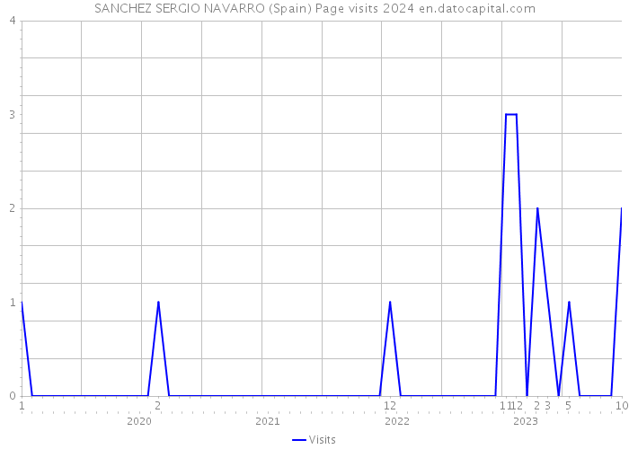 SANCHEZ SERGIO NAVARRO (Spain) Page visits 2024 