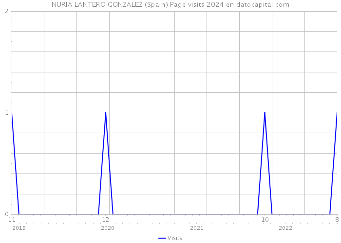 NURIA LANTERO GONZALEZ (Spain) Page visits 2024 