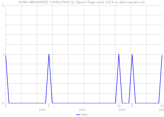 ROSA HERNANDEZ CONSULTING SL (Spain) Page visits 2024 