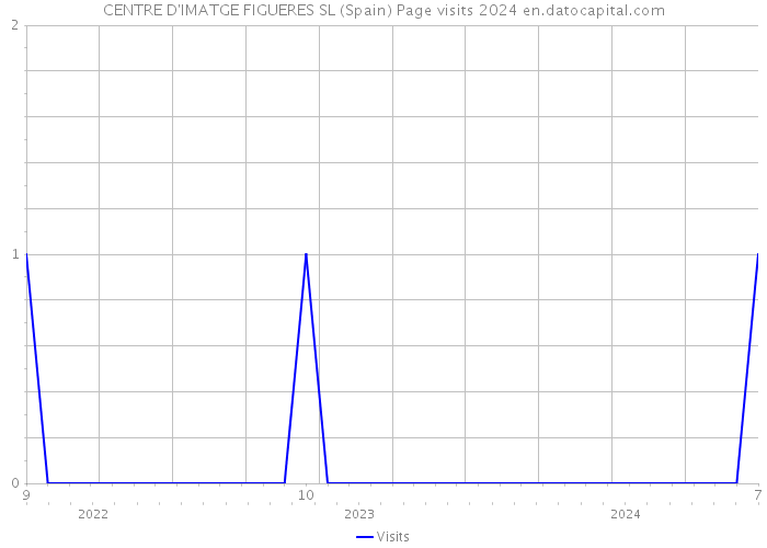 CENTRE D'IMATGE FIGUERES SL (Spain) Page visits 2024 