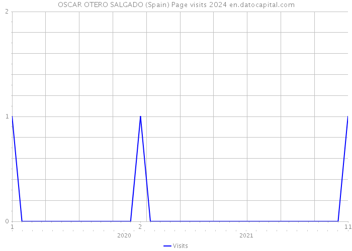 OSCAR OTERO SALGADO (Spain) Page visits 2024 