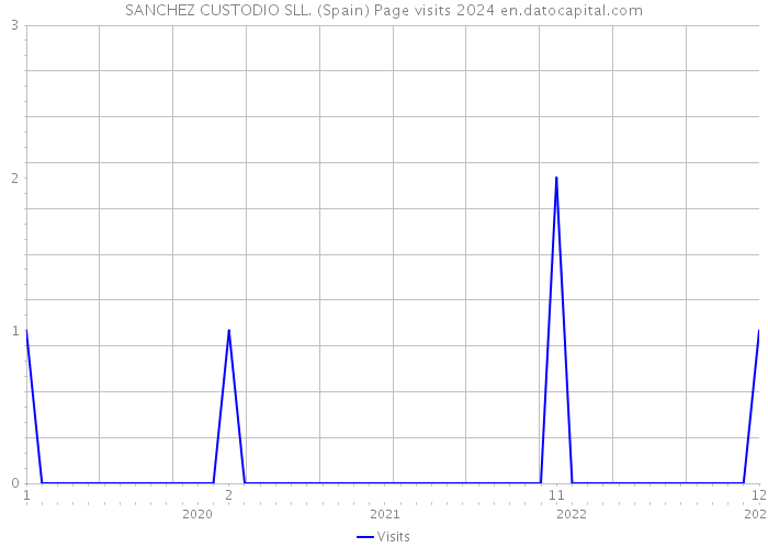 SANCHEZ CUSTODIO SLL. (Spain) Page visits 2024 