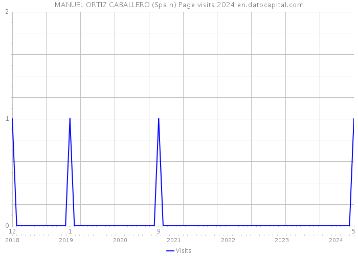 MANUEL ORTIZ CABALLERO (Spain) Page visits 2024 
