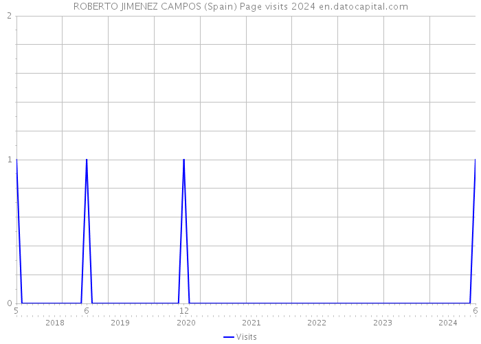ROBERTO JIMENEZ CAMPOS (Spain) Page visits 2024 