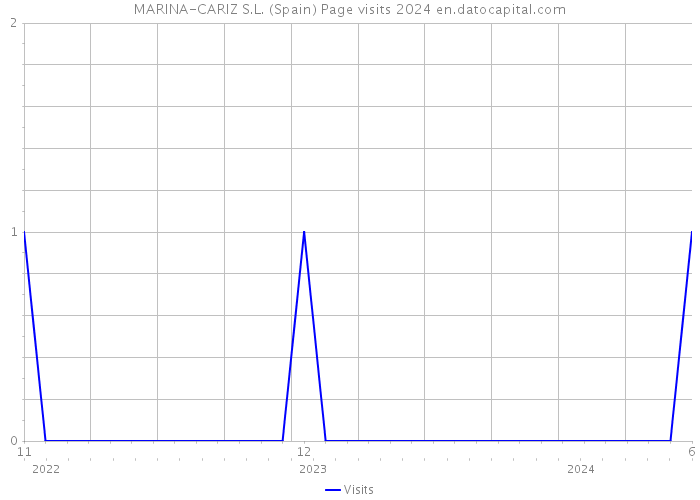 MARINA-CARIZ S.L. (Spain) Page visits 2024 