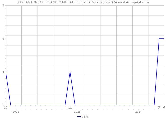 JOSE ANTONIO FERNANDEZ MORALES (Spain) Page visits 2024 