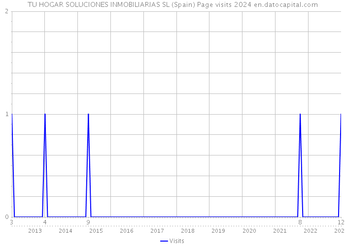 TU HOGAR SOLUCIONES INMOBILIARIAS SL (Spain) Page visits 2024 