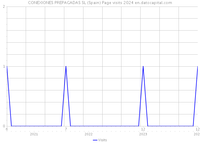 CONEXIONES PREPAGADAS SL (Spain) Page visits 2024 