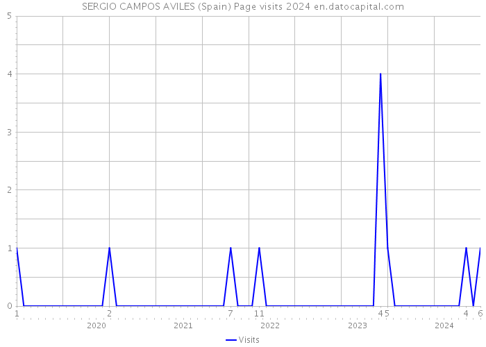 SERGIO CAMPOS AVILES (Spain) Page visits 2024 