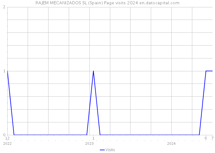 RAJEM MECANIZADOS SL (Spain) Page visits 2024 