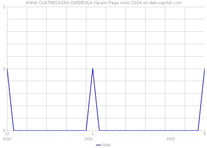 ANNA CUATRECASAS CAPDEVILA (Spain) Page visits 2024 