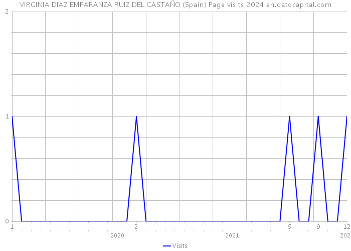 VIRGINIA DIAZ EMPARANZA RUIZ DEL CASTAÑO (Spain) Page visits 2024 