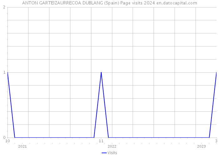 ANTON GARTEIZAURRECOA DUBLANG (Spain) Page visits 2024 