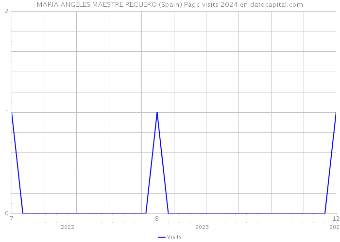 MARIA ANGELES MAESTRE RECUERO (Spain) Page visits 2024 