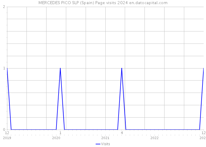 MERCEDES PICO SLP (Spain) Page visits 2024 