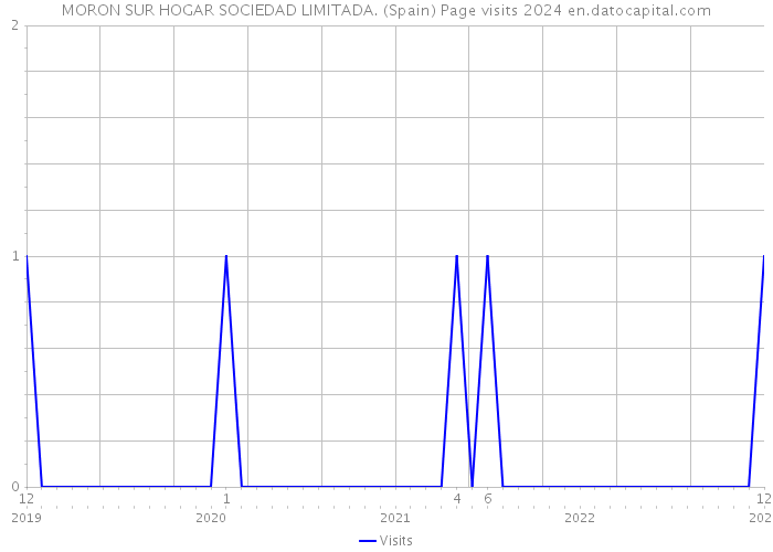 MORON SUR HOGAR SOCIEDAD LIMITADA. (Spain) Page visits 2024 