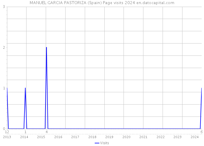 MANUEL GARCIA PASTORIZA (Spain) Page visits 2024 