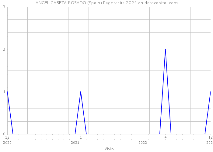 ANGEL CABEZA ROSADO (Spain) Page visits 2024 