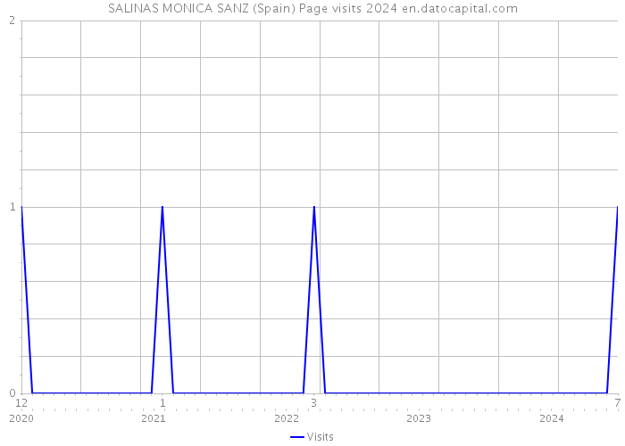 SALINAS MONICA SANZ (Spain) Page visits 2024 