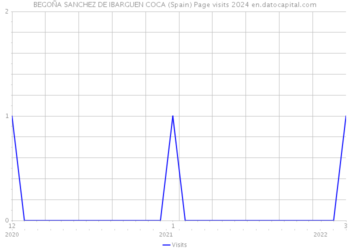 BEGOÑA SANCHEZ DE IBARGUEN COCA (Spain) Page visits 2024 