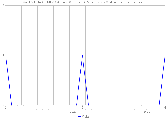 VALENTINA GOMEZ GALLARDO (Spain) Page visits 2024 