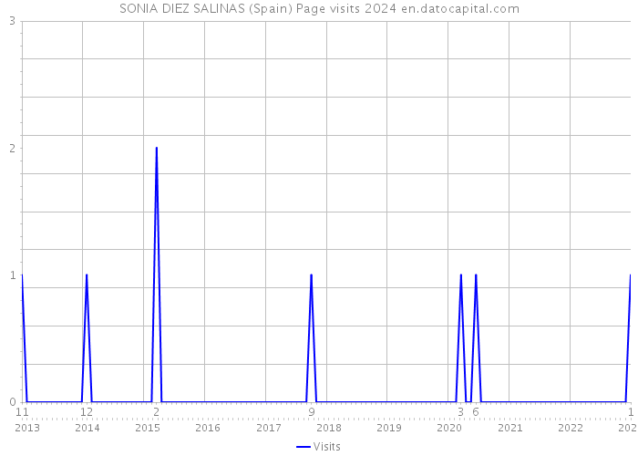 SONIA DIEZ SALINAS (Spain) Page visits 2024 