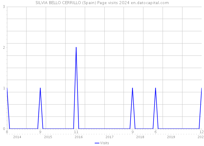 SILVIA BELLO CERRILLO (Spain) Page visits 2024 