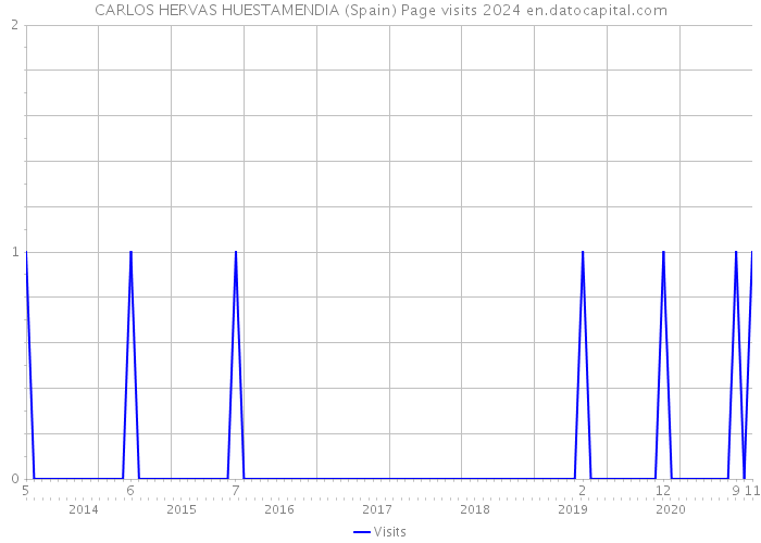 CARLOS HERVAS HUESTAMENDIA (Spain) Page visits 2024 